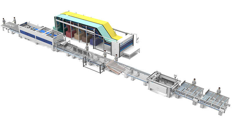 Working as part of a line