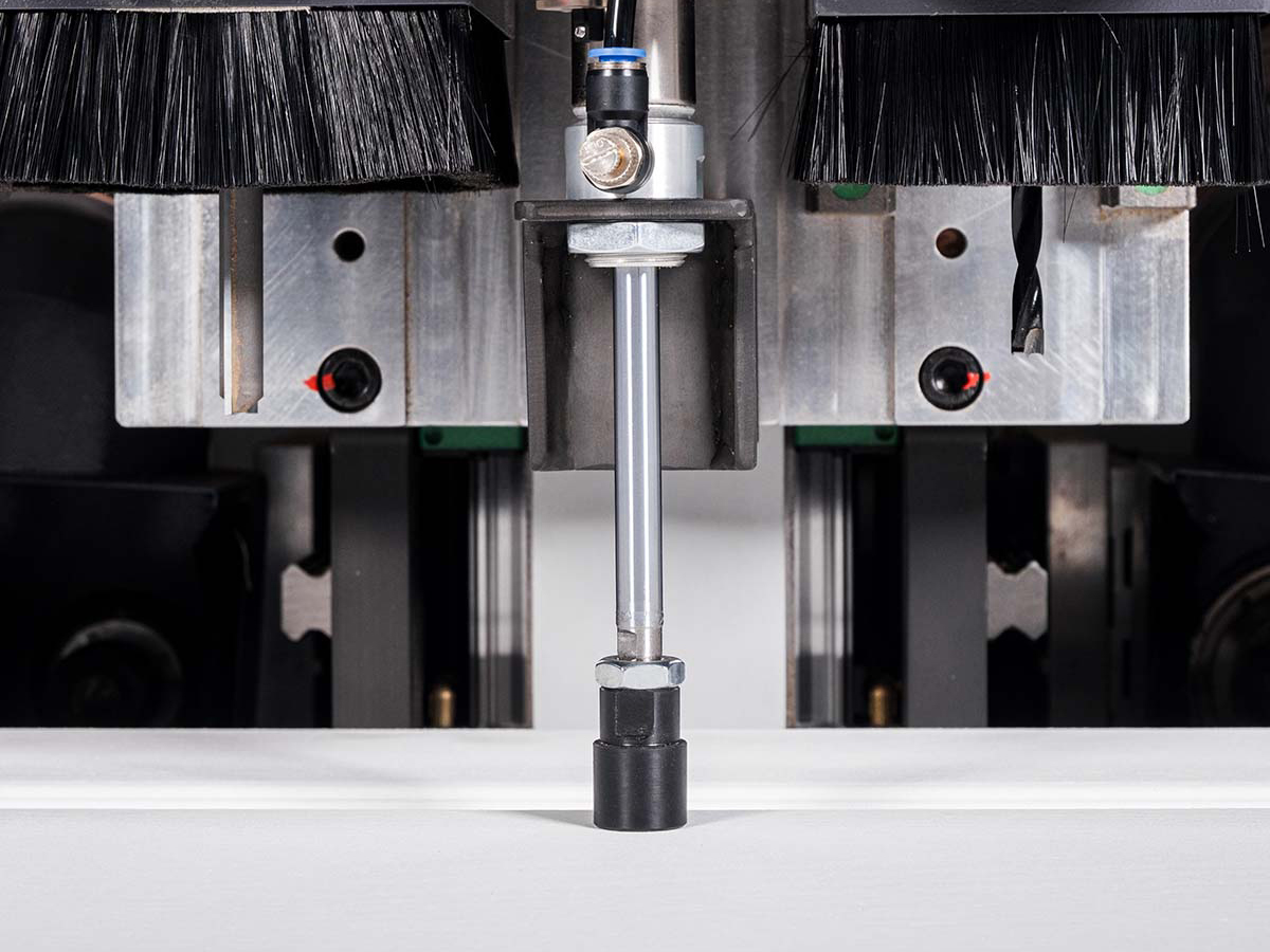 Door leaf thickness sensor