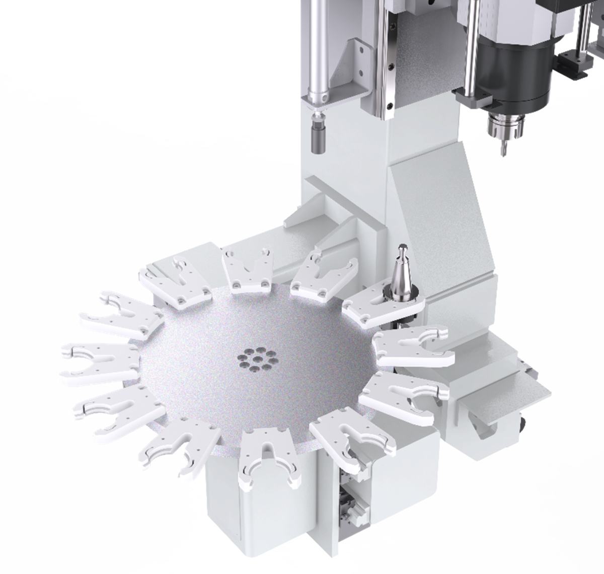 Vertikální frézovací skupina s výměnou nástroje