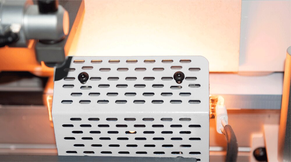 End heating lamp