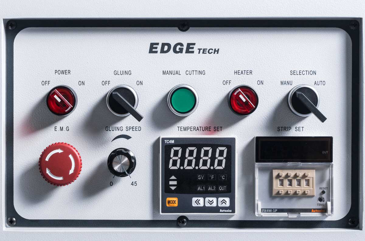 Machine control panel