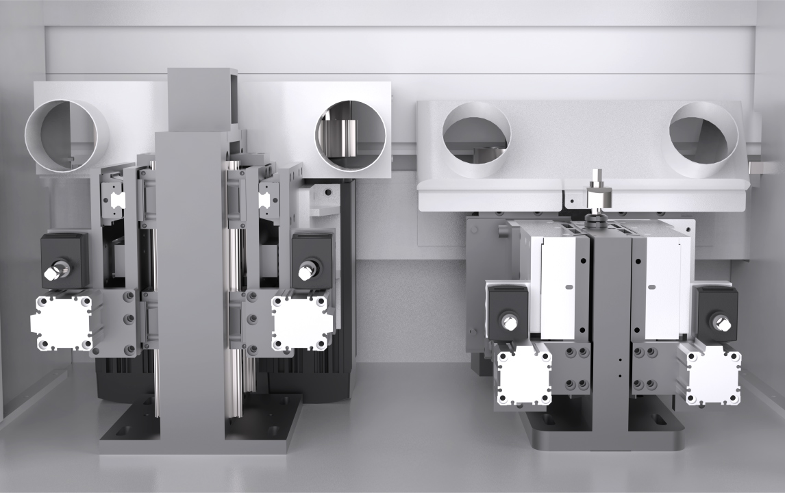 Spárovací a úkosovací jednotka