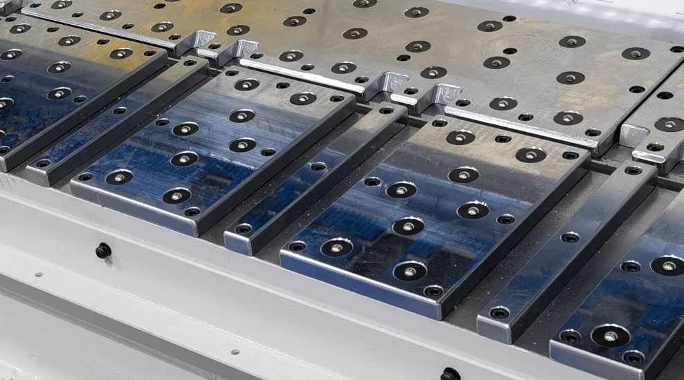 Vzduchový polštář v oblasti řezání