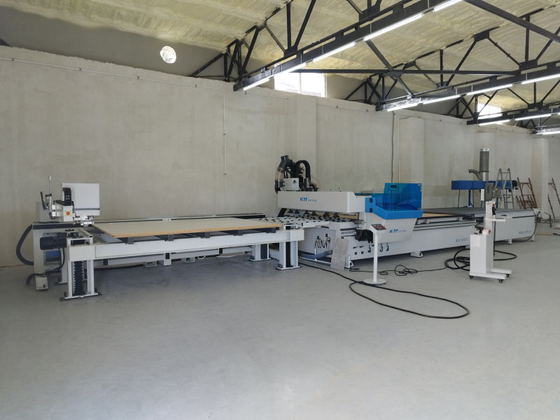 Automated line based on CNC machining center KN-3710DE