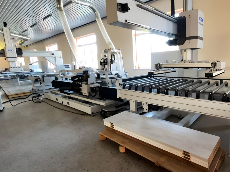 Automated line based on CNC milling machine KDT KHM-660B