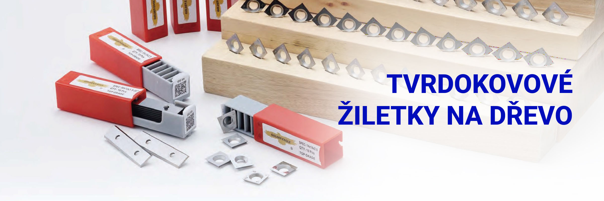 Tvrdokovové žiletky pro frézy