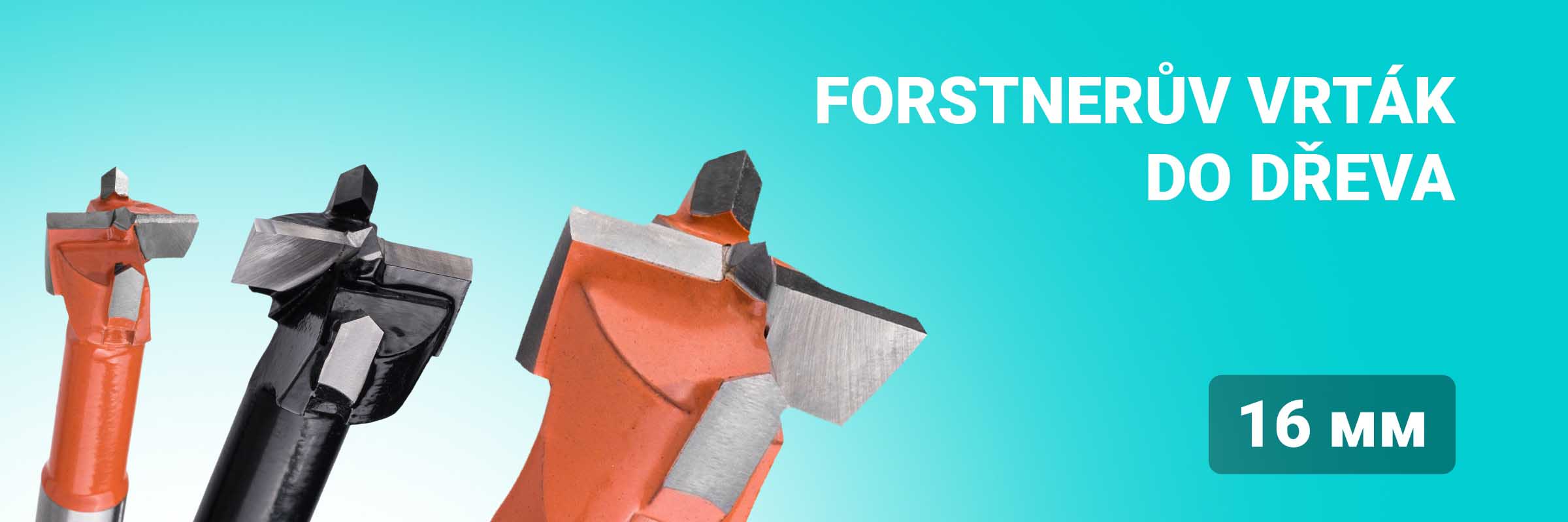 Forstnerův vrták 16 mm do dřeva