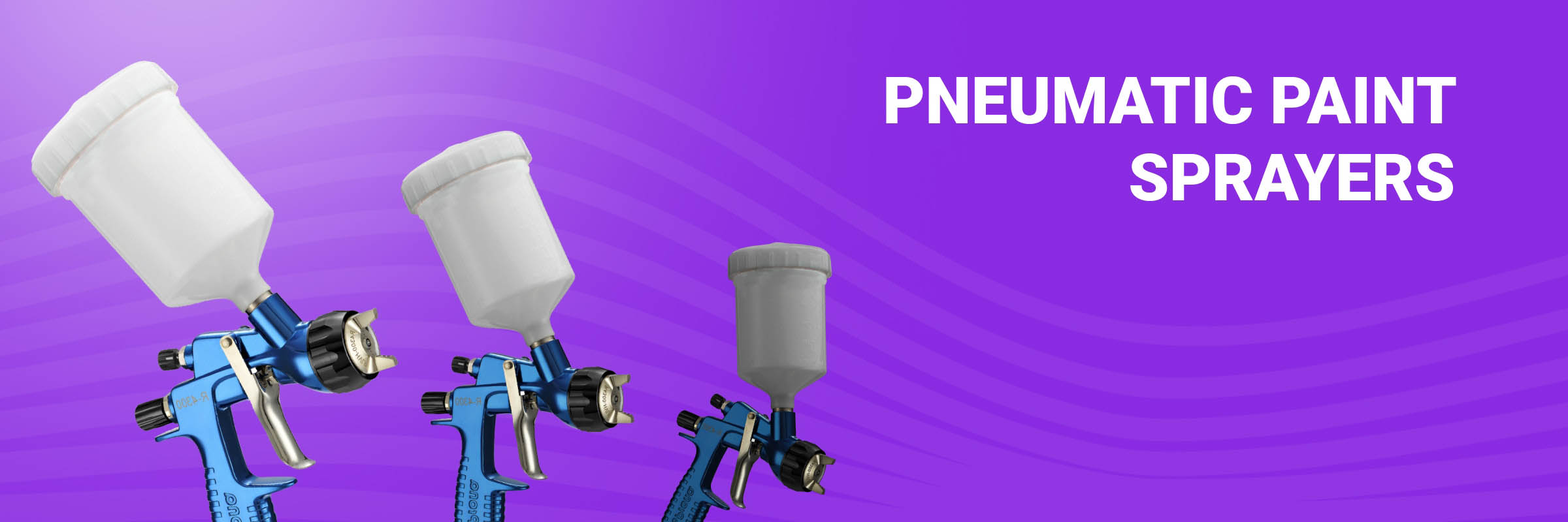 Pneumatic paint sprayers