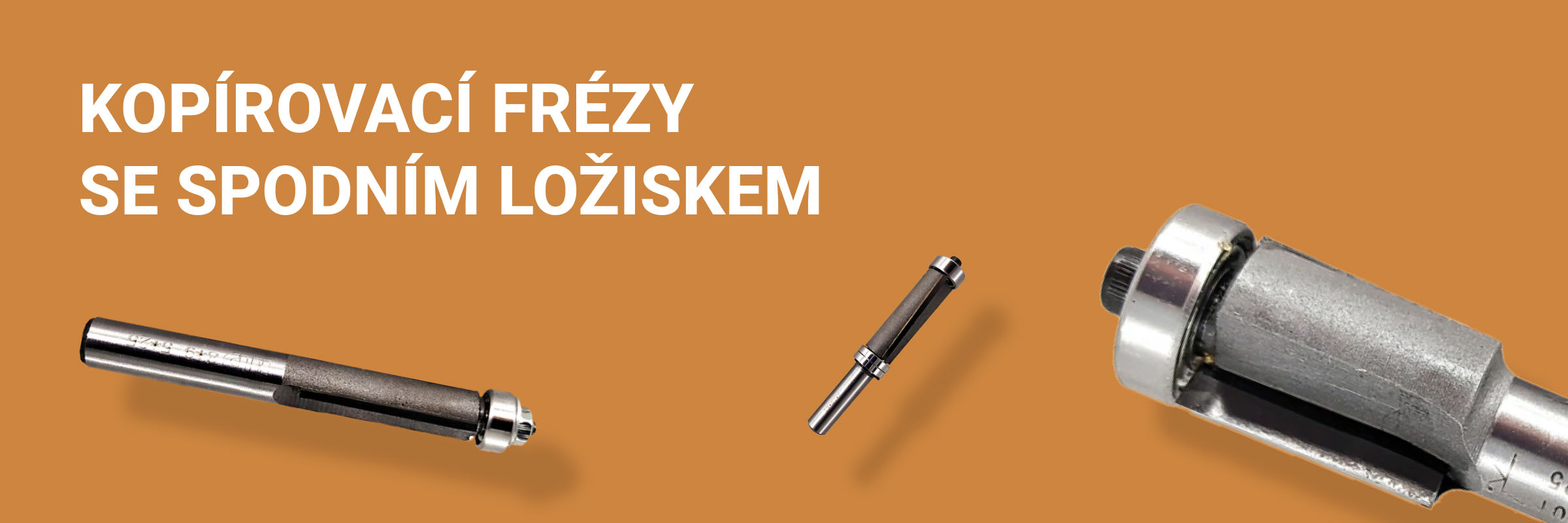 Frézy kopírovací se spodním ložiskem