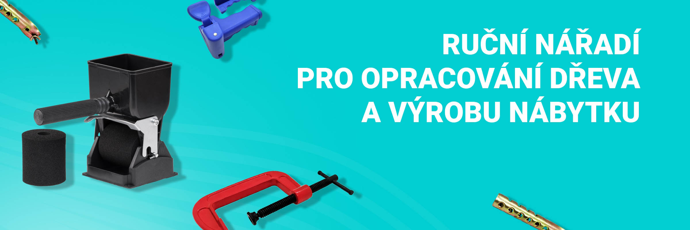 Ruční nářadí pro opracování dřeva a výrobu nábytku