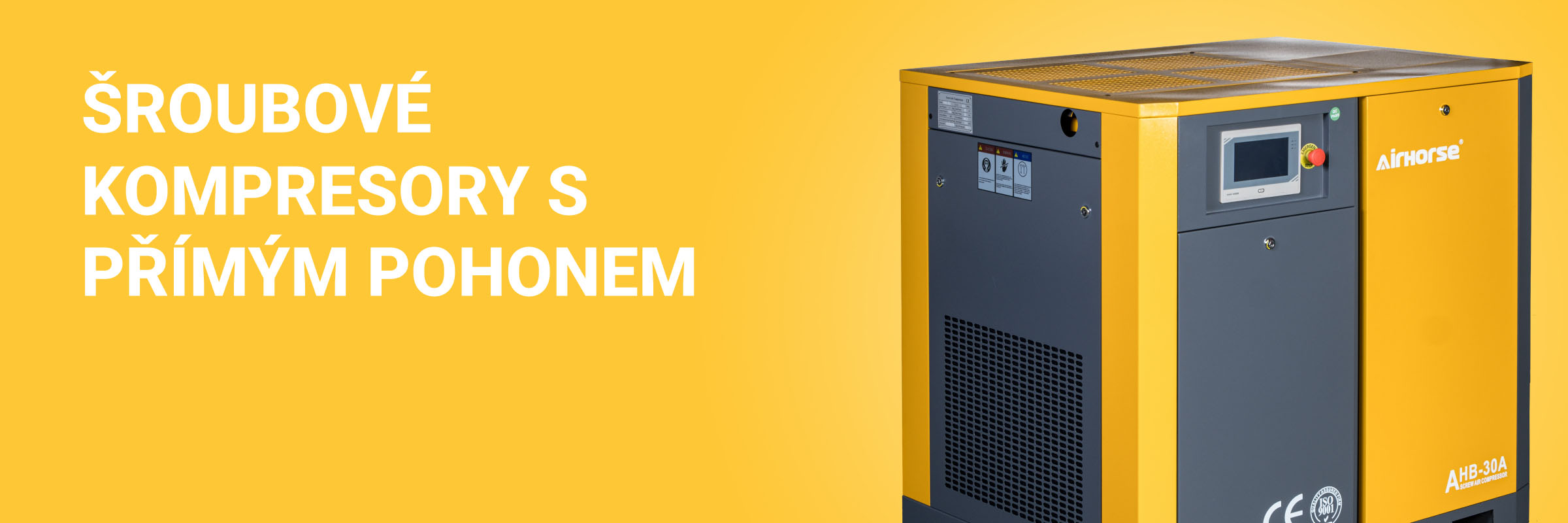 Šroubové kompresory s přímým pohonem