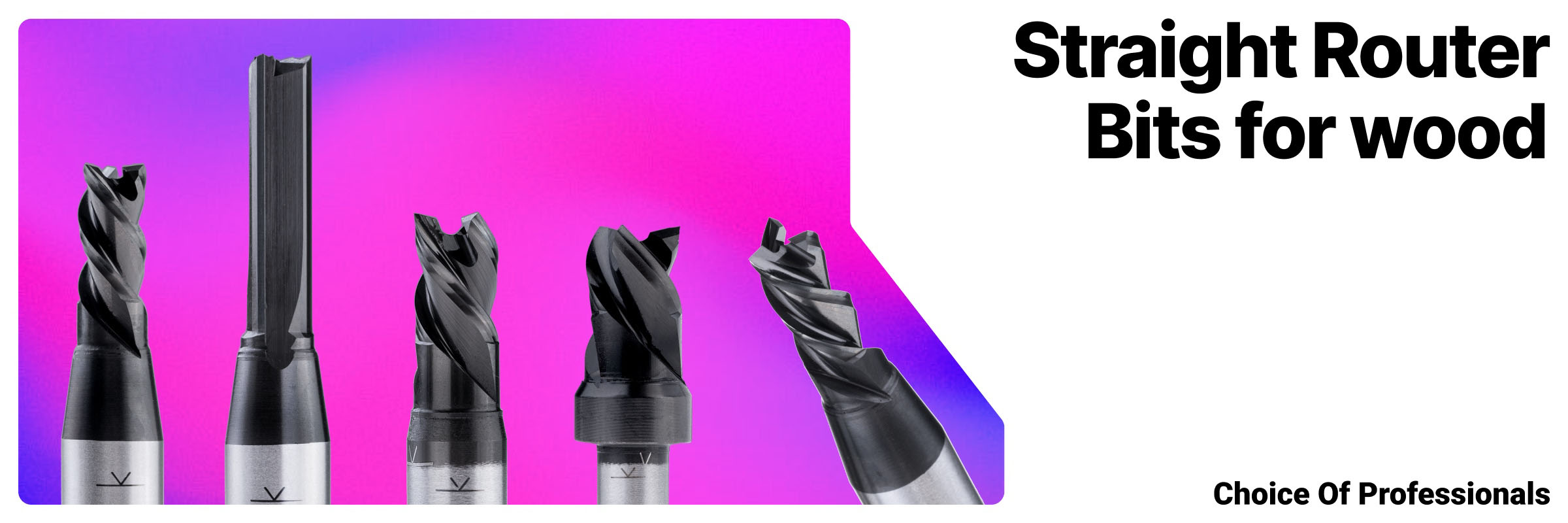 Straight Router Bits for wood